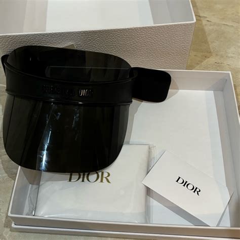 dior visor black|christian dior visor hat.